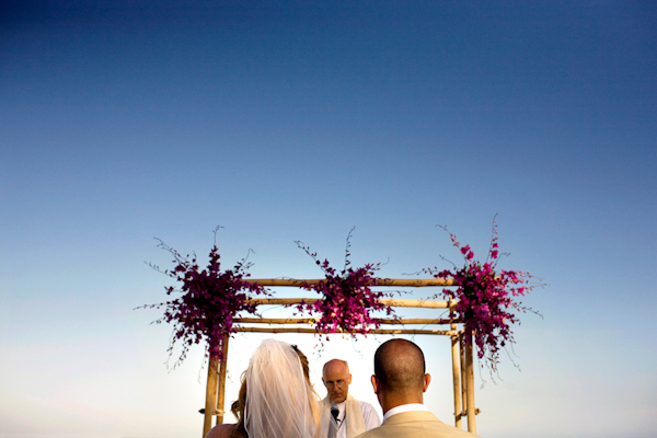 wedding photo by Ben Chrisman Photography, outdoor ceremony, altar